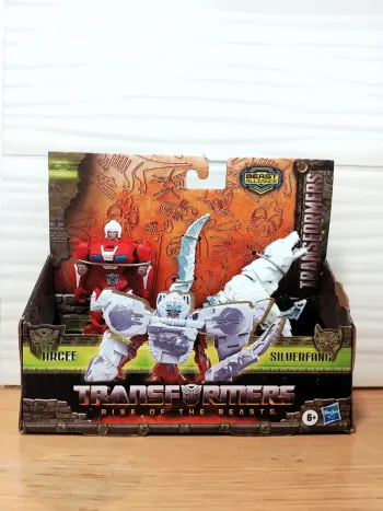 Pack 2 figurines Transformers Arcee Silverfang Rise of the Beasts