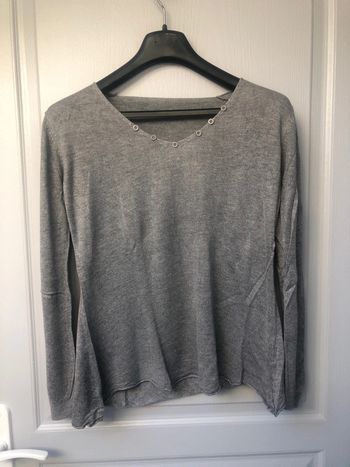 Pull gris taille unique