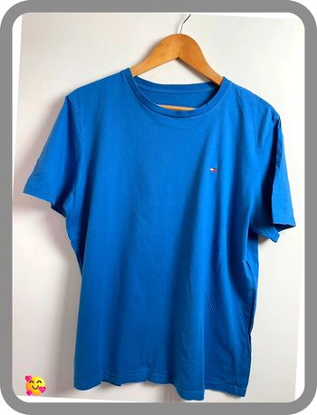 T-shirt Tommy Hilfiger – Homme – Taille XL – Bleu vif – Bon état