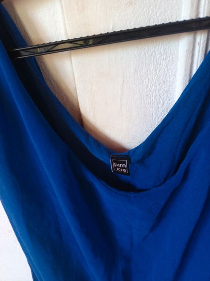 💎robe 👗 Pimkie t xs 34 s 36 noir bleu indigo avec voile confort été tendance - photo numéro 10