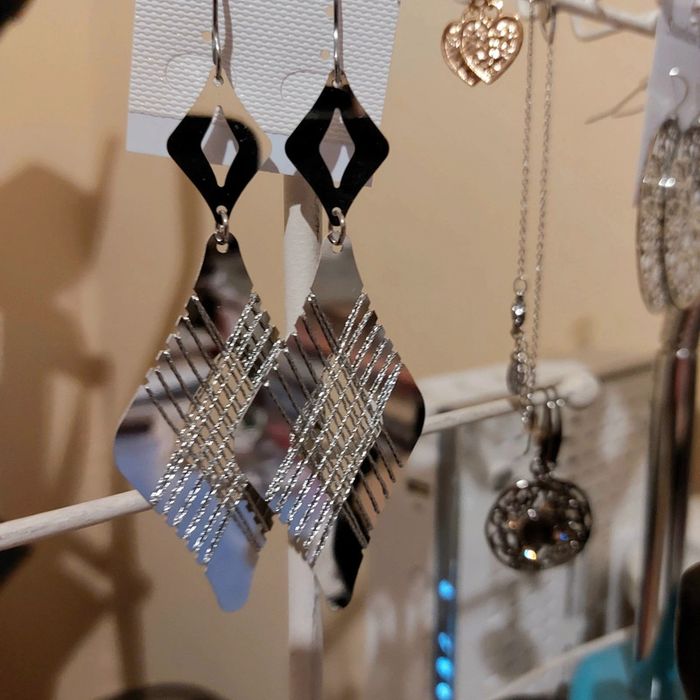 Boucles d'oreilles neuves acier inoxydable