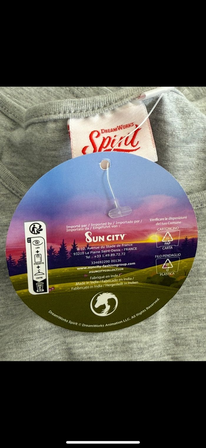 Tee shirt manches longues Cheval Spirit 8- 10 ans - photo numéro 7