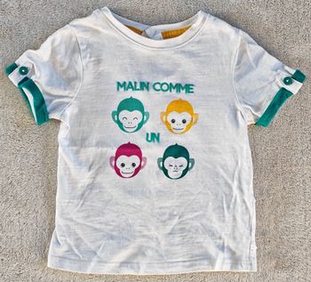 Tee-shirt vert singe