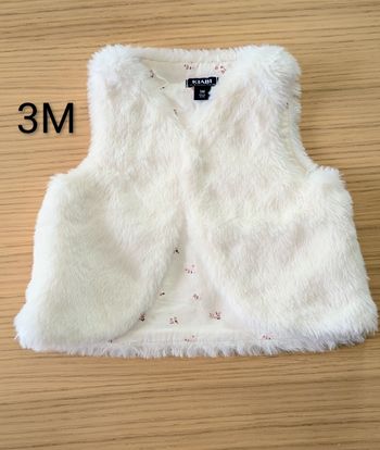 Gilet SM fausse fourrure 3M -lucieju3misaison