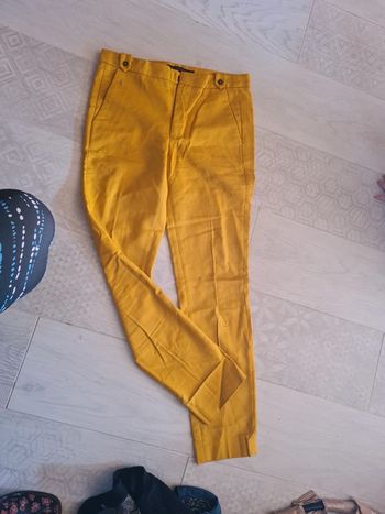 Pantalon zara moutarde