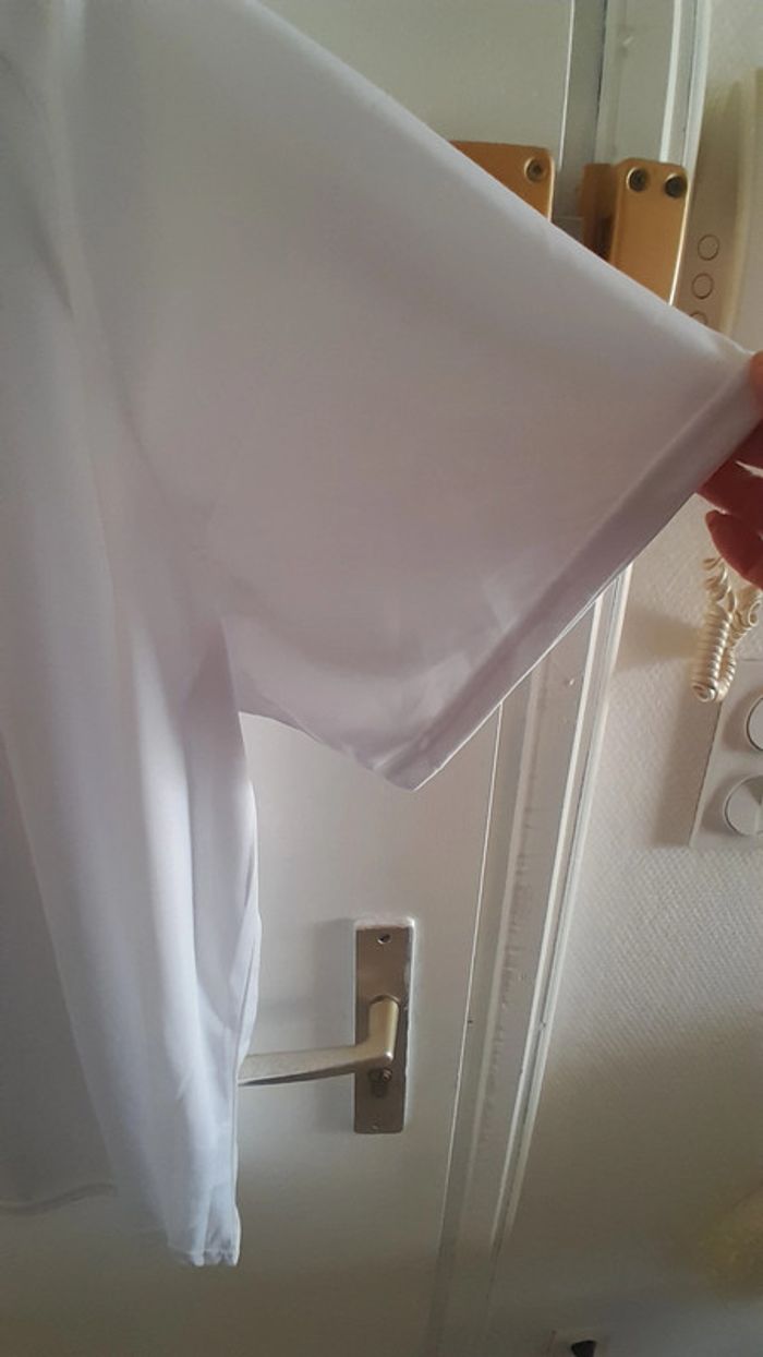 Tee-shirt homme Blanc, taille 5XL - photo numéro 4