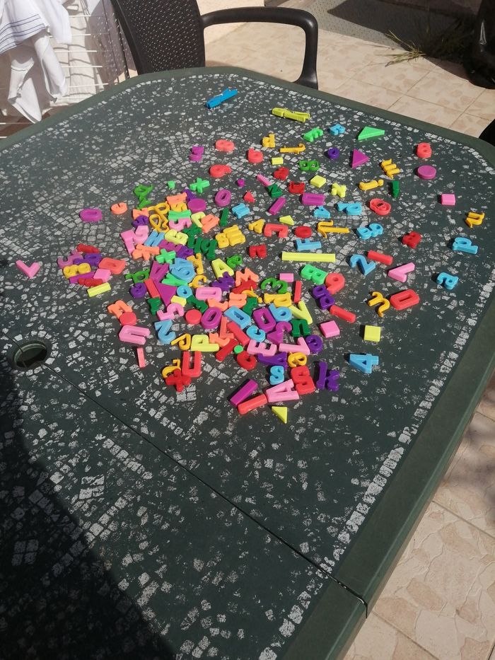 Lettres / chiffres aimantés