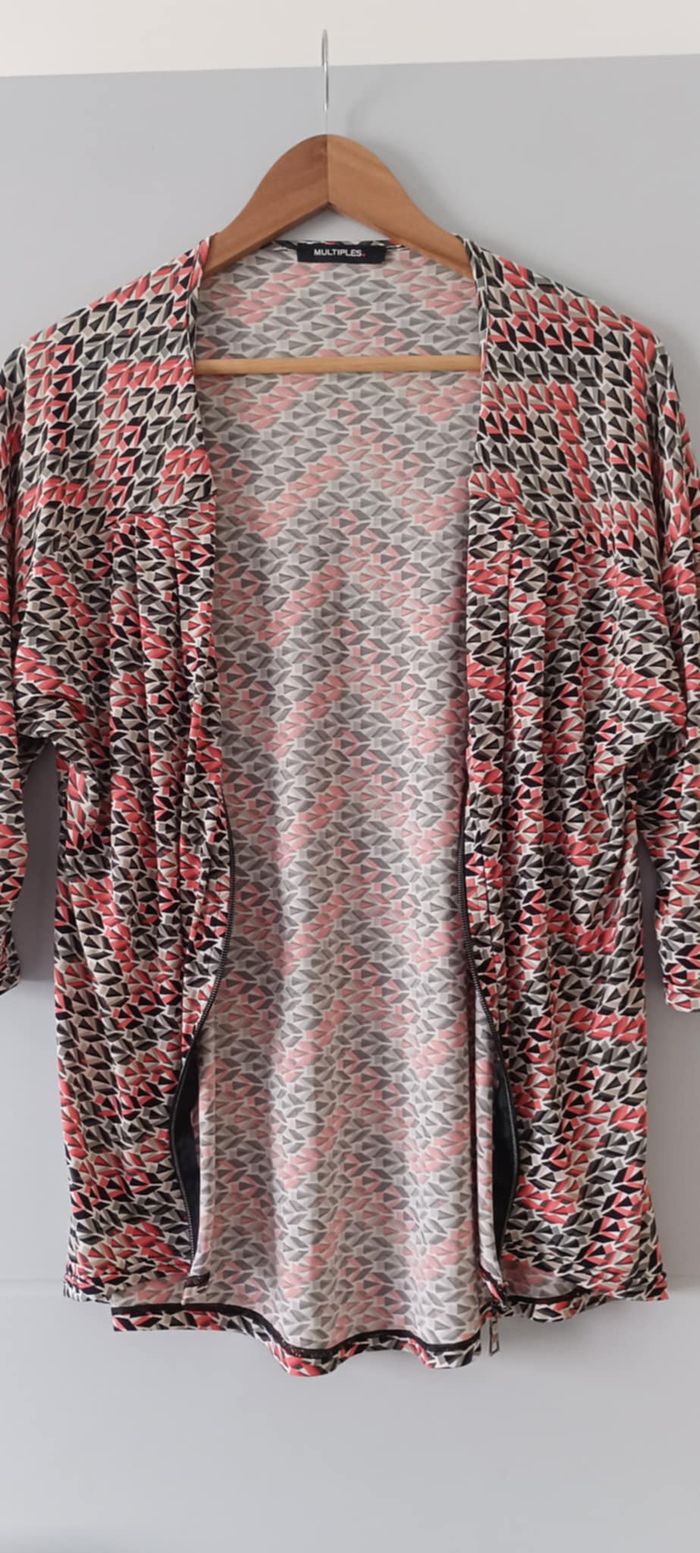 Tunique Blouse T-shirt manches 3/4 "Multiples" Taille 2 soit un 38/40 (M) - photo numéro 5