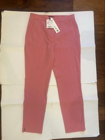 pantalon rose droit neuf avec étiquette zara taille s 