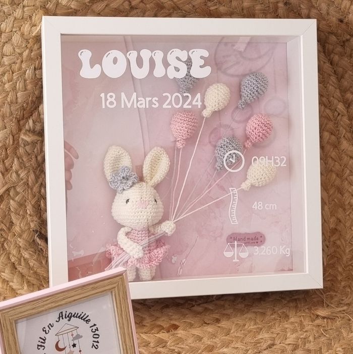 Cadre personnalisé lapin - photo numéro 3