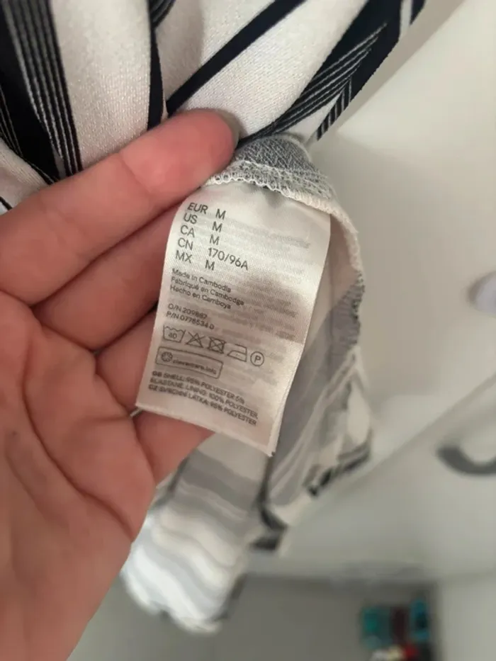 Robe à rayure H&M taille m - photo numéro 3