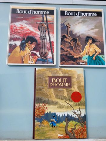 3 BD Bout d'homme, tomes 3, 4 (EO cotées)et 5 (28)