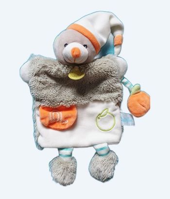 MARIONNETTE OURS ALPHABET O - BABY NAT