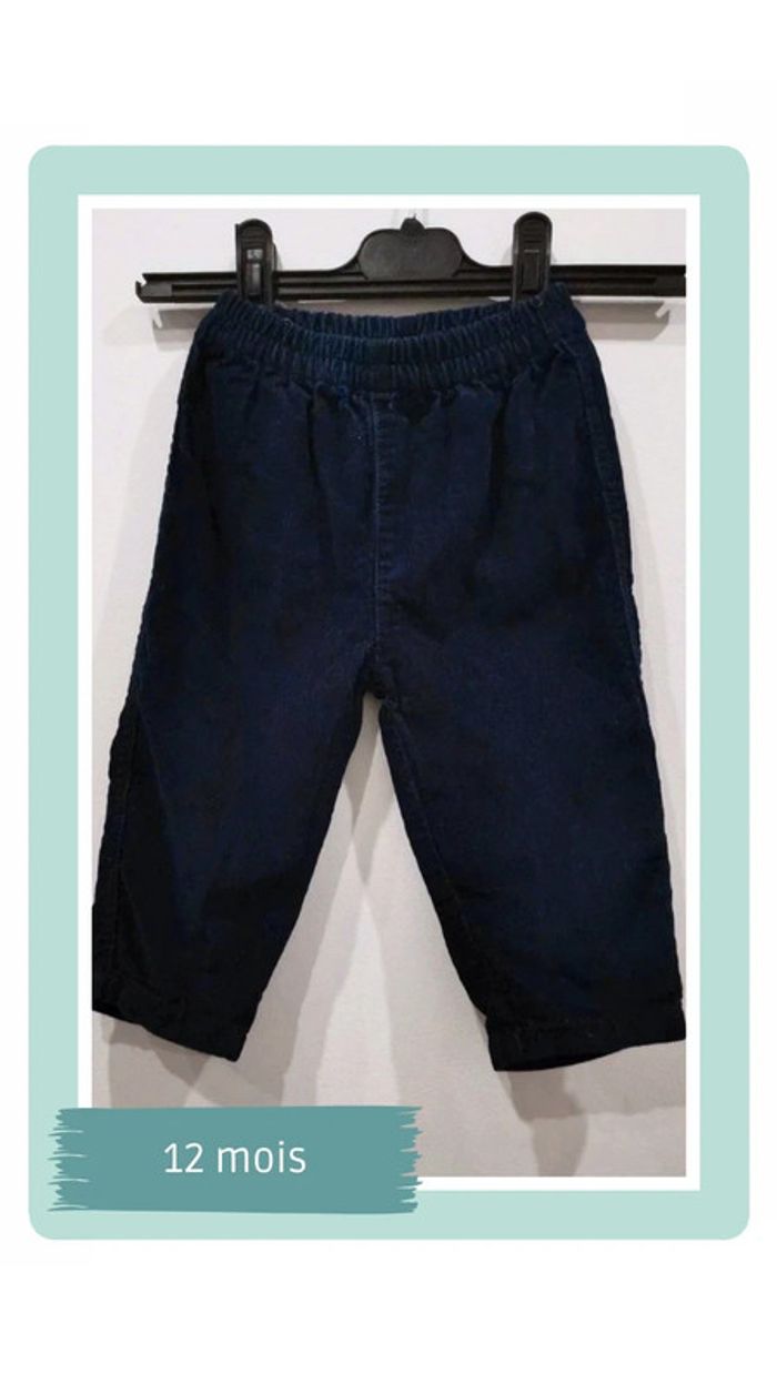 🍄 Pantalon velours 12 mois
