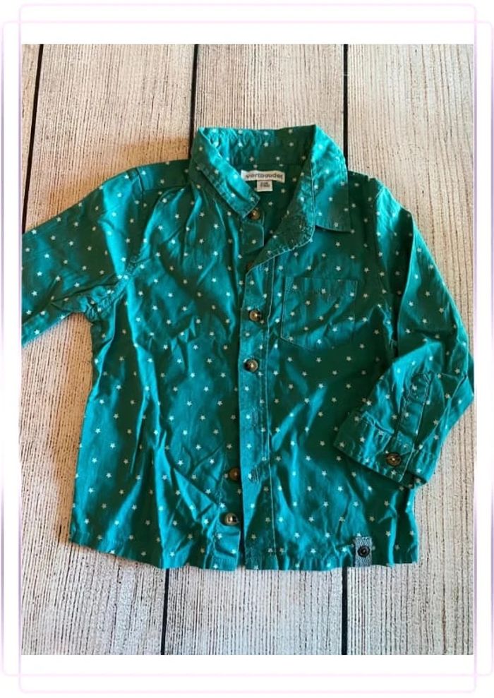Chemise motifs étoiles 🌟 18 m - Vertbaudet