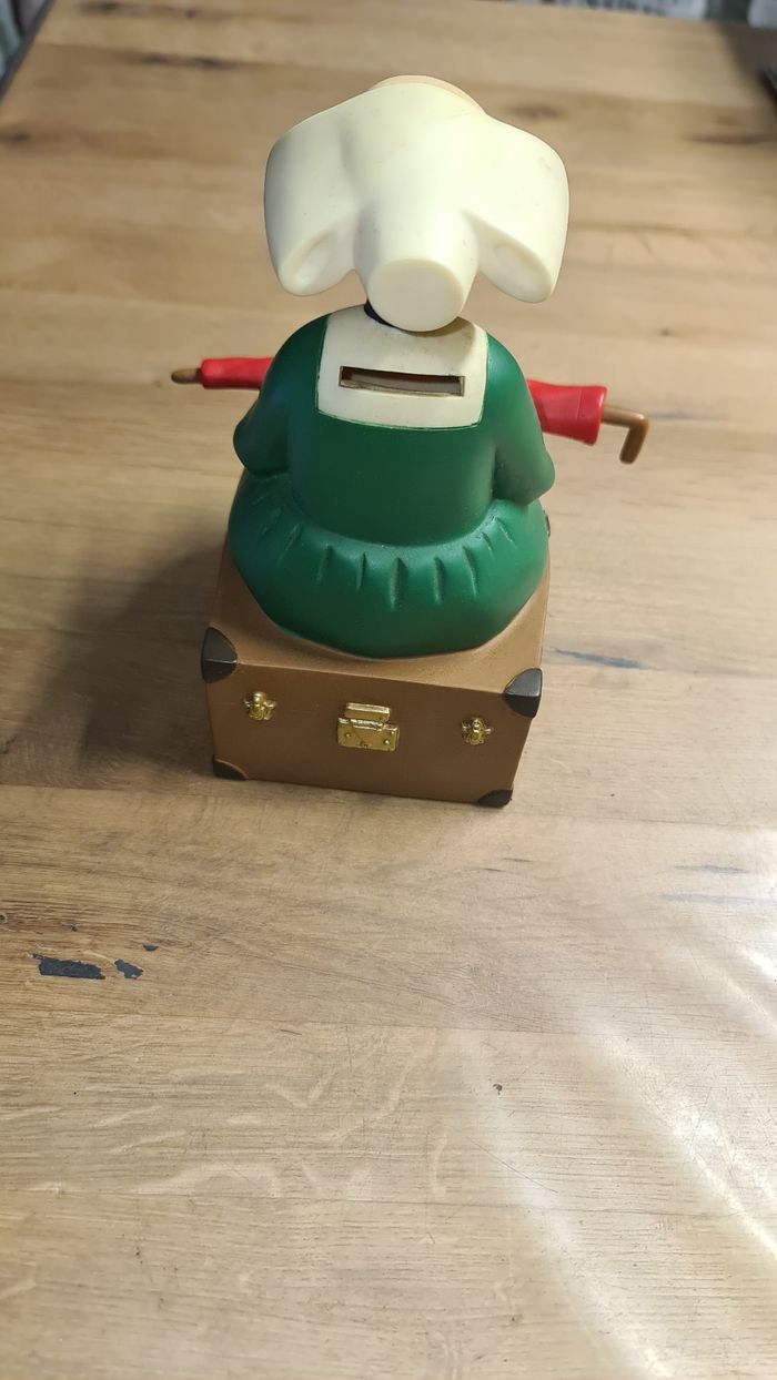 Ancien Tirelire Bécassine des éditions Plastoy Hachette Livre, - photo numéro 3