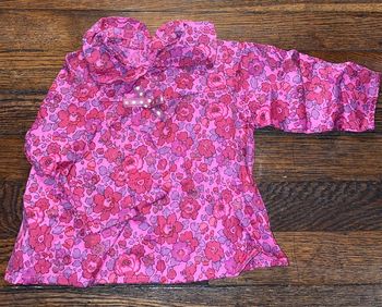 blouse happy garden liberty  6 mois