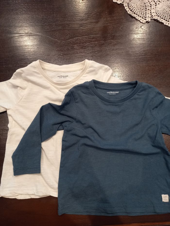 Lot 2 t-shirts manches longues Vert Baudet