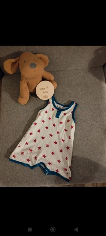 Barboteuse petit bateau 6 mois