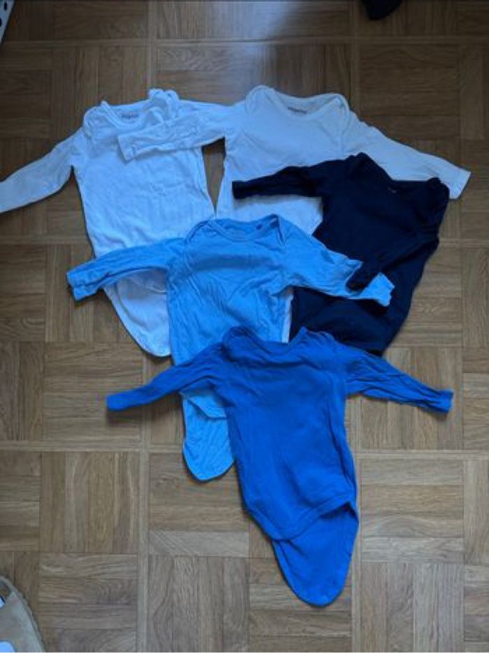 Lot de 5 body Lupilu 2/6 mois
