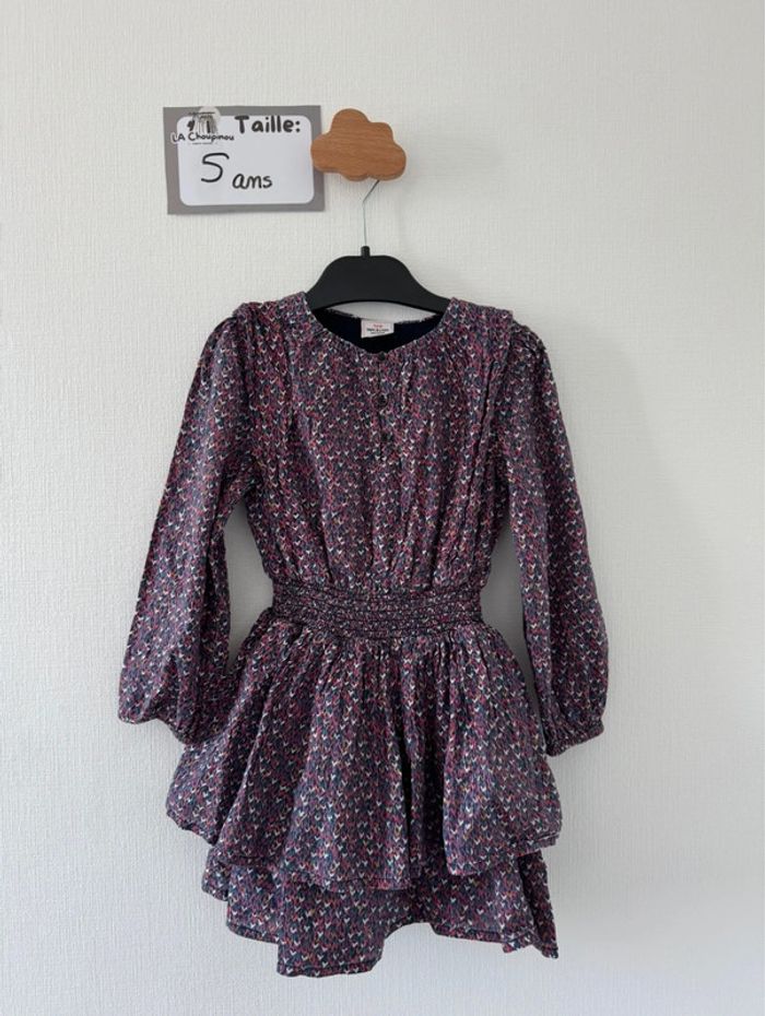 Robe manches longues - taille 5 ans 🌸