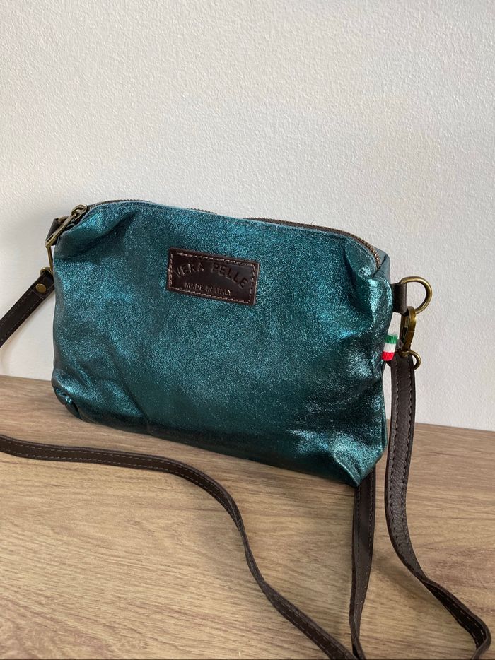 Sac à main en cuir italien multi fonctions - photo numéro 8