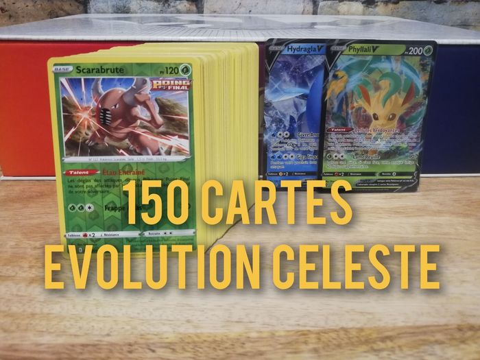 Lot de 150 cartes Pokemon Évolution Céleste