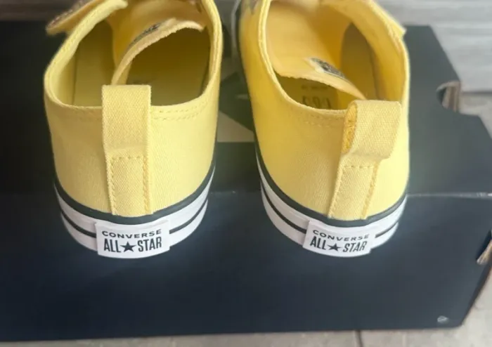 Converse all star basket à sractch jaune 26 neuve avec étiquette - photo numéro 5