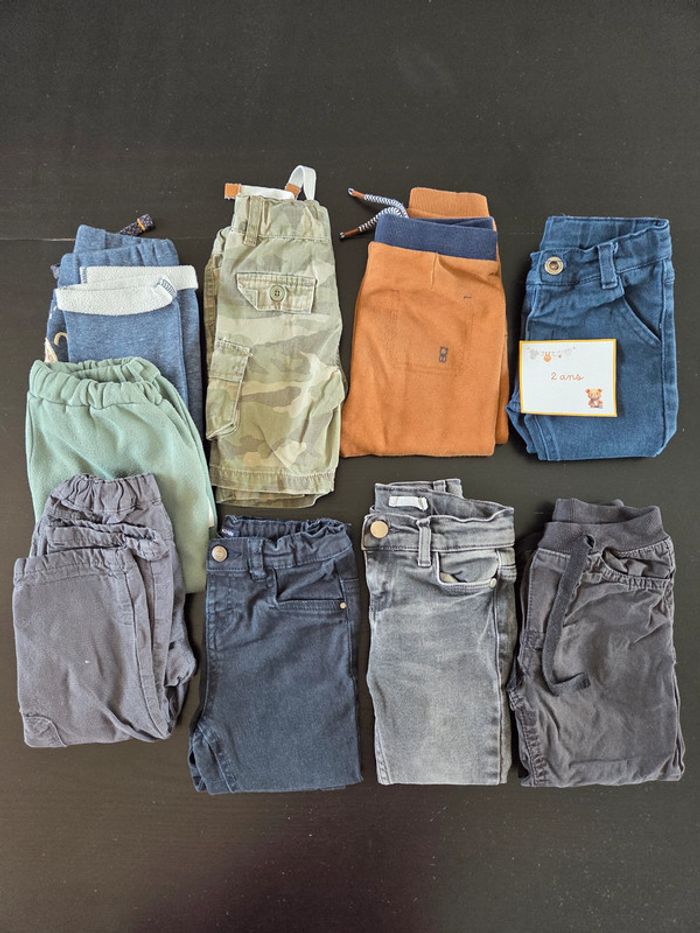 Lot pantalons garçon 2 ans