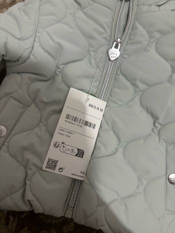 Manteau C&a 3-6 mois neuf