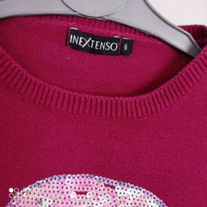 Pull bordeaux 6ans - photo numéro 3