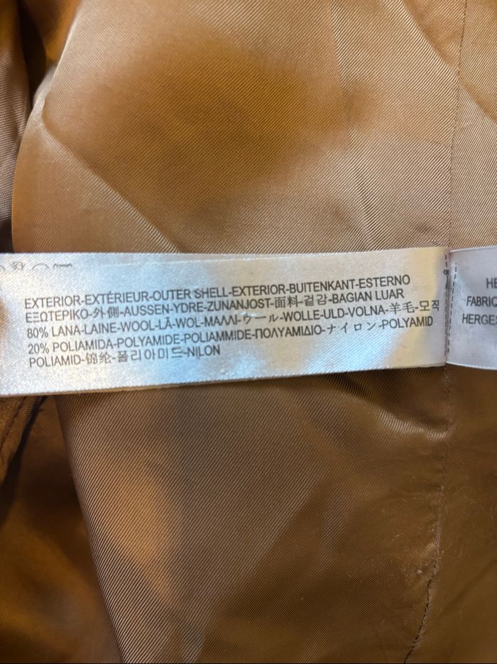 Manteau Camel Femme Massimo Dutti - photo numéro 10