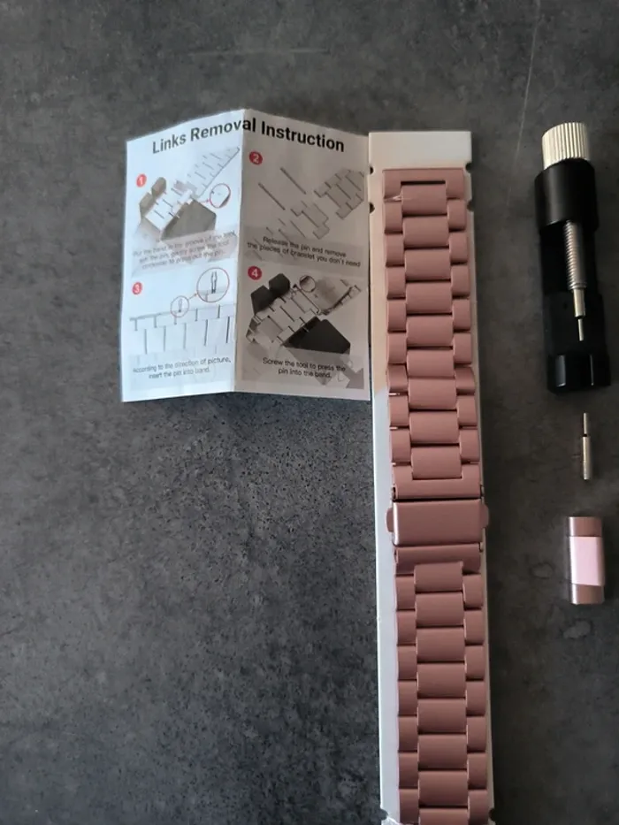 bracelet acier galaxy watch active 2 - photo numéro 8