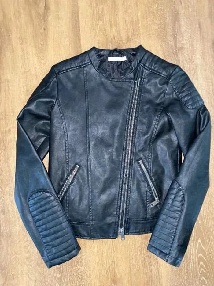 veste en cuir 14 ans