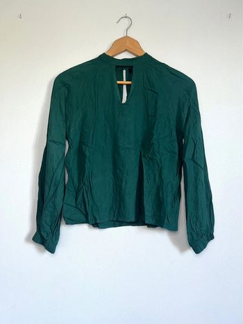 Blouse manches longues Jennyfer vert foncé