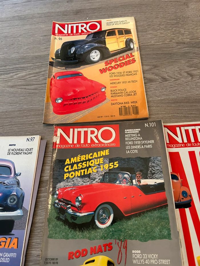Lot 7 magazines Vintage Nitro Ancien - photo numéro 9