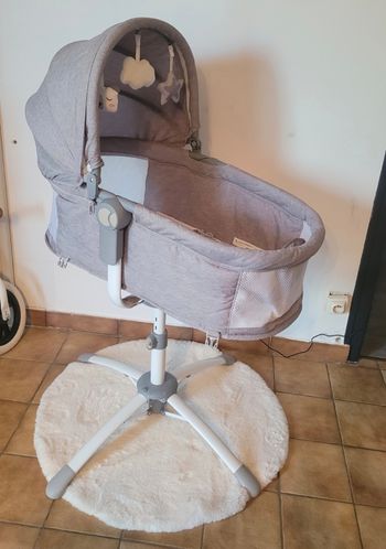 Louna Multifonction 4 en 1 , Nacelle Transat Balancelle Chaise haute