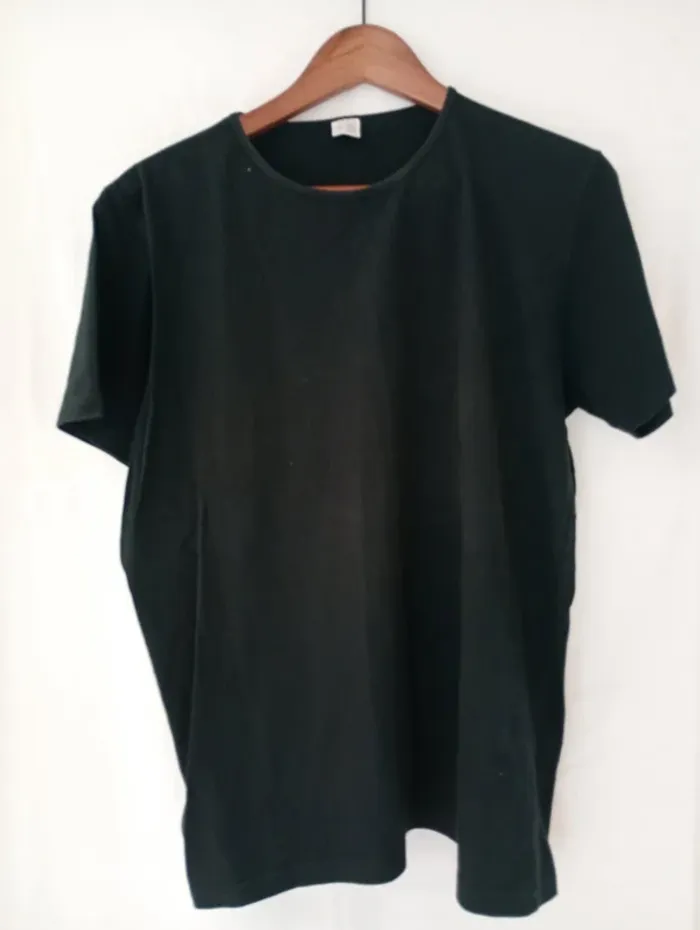 Tee shirt noir en coton 46/48