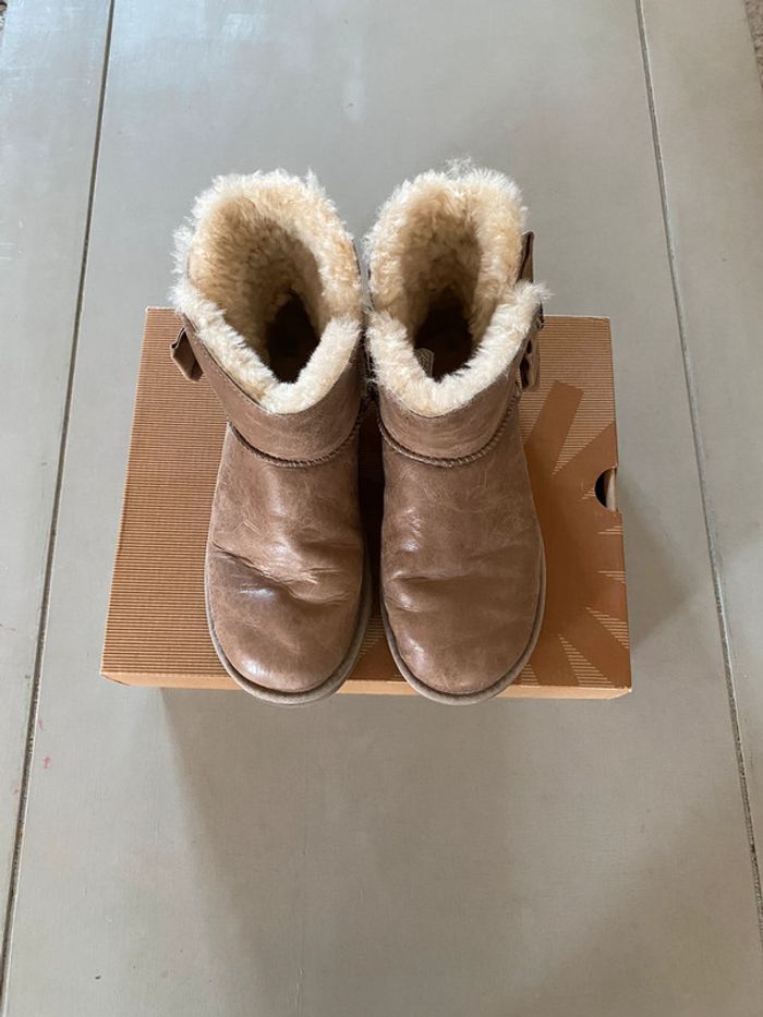 Mini Ugg Swarovski beige Clair bi colore taille 37 - photo numéro 4
