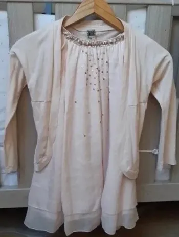 Robe pour occasions et son gilet assorti tape à l'oeil 6 ans état neuf