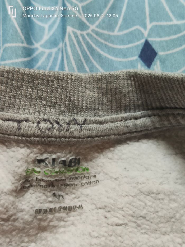 Sweat taille M Kiabi Réduction jusqu'à -70% - photo numéro 2
