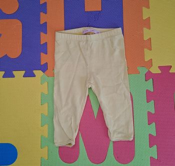 Legging jaune, gémo, taille 6 mois (68 cm)