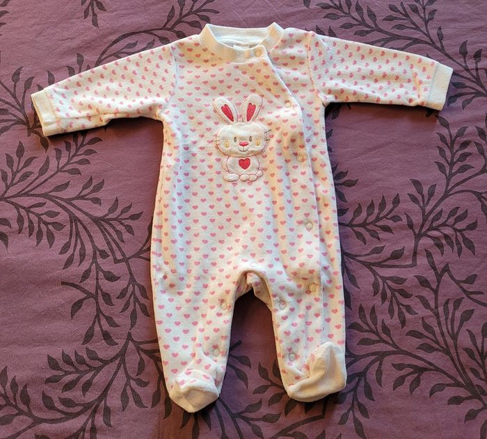 Lot de 7 pyjamas en velours (grenouillères) - photo numéro 18