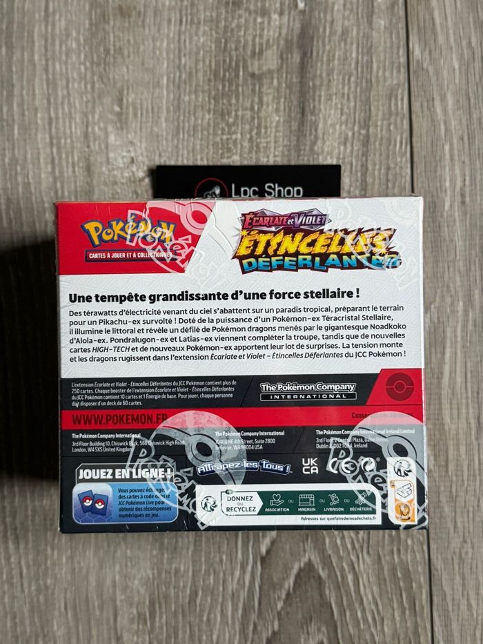POKÉMON DISPLAY- ETINCELLES DEFERLANTES EV 8 - FR - LÉGÉ DÉFAUT SCELLAGE - photo numéro 4