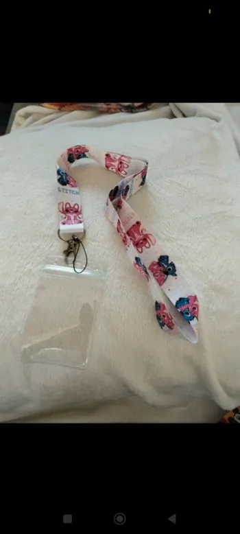 Lanière stitch rose bleu