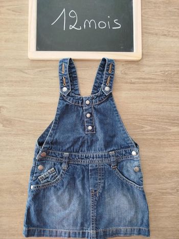 Robe en jean taille 12mois