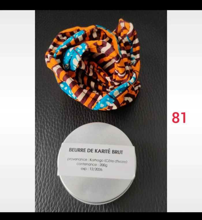 Bandeau en wax avec fil de fer intégré - photo numéro 4