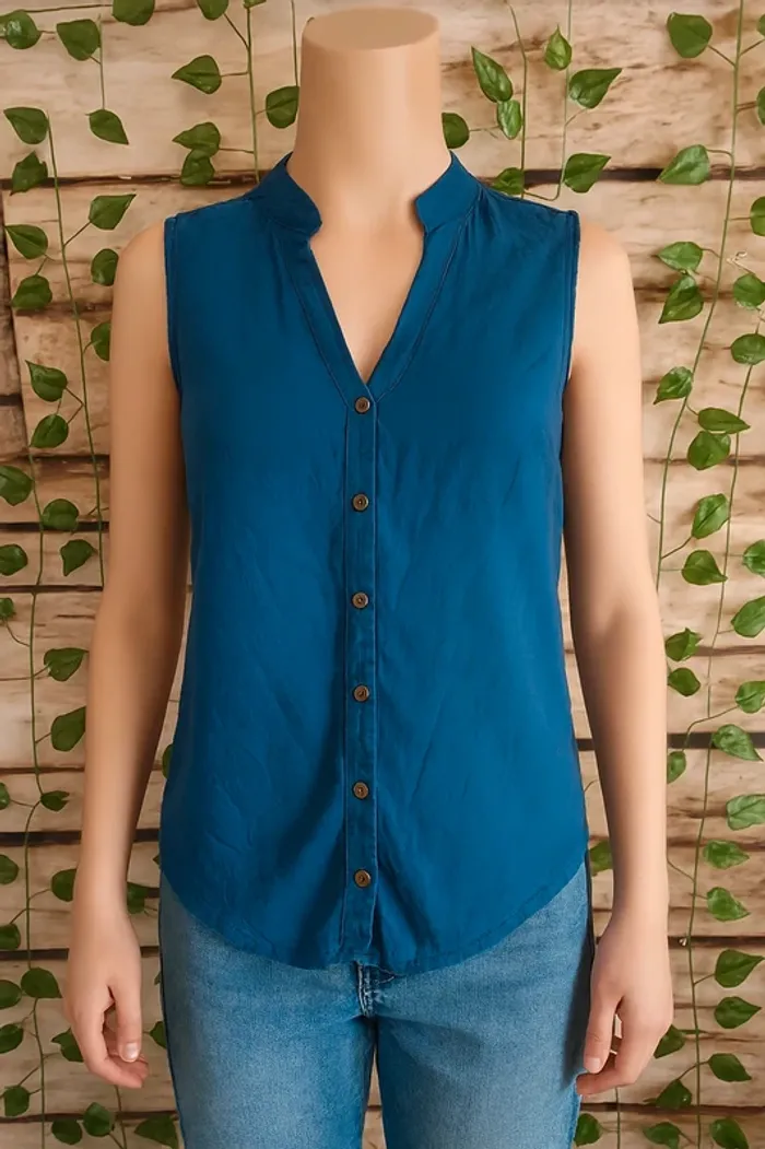 🌸Blouse bleue marine 100% viscose Koton Taille 36🌸