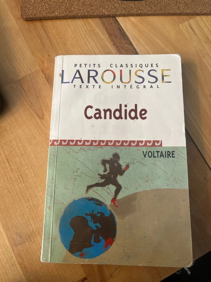 Livre Candide - Voltaire - édition petits classiques Larousse