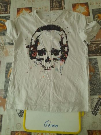 t-shirt tête de mort
